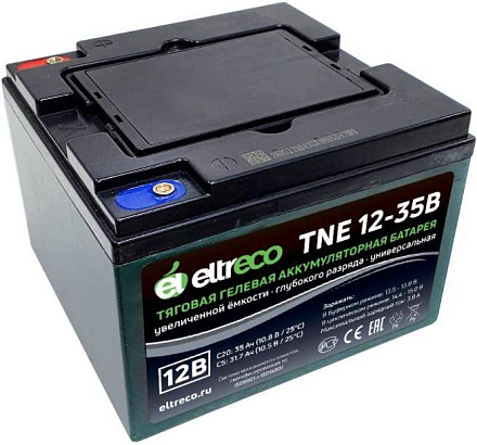 Тяговый аккумулятор Eltreco TNE12-35 (12V28.5A/H C3)