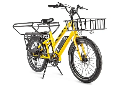 Электровелосипед Eltreco MultiFun с корзиной