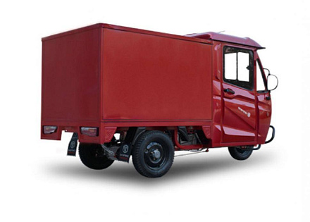Электротрицикл грузовой Green Camel Тендер 4-Box (60V 1200W) закрытые кабина и кузов