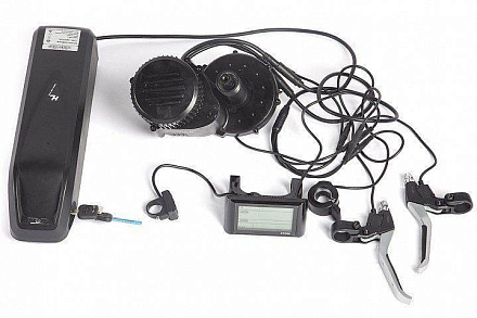 КОМПЛЕКТ Центральный мотор 36V 350W LCD + АКБ 36V 10.4А/ч Hl