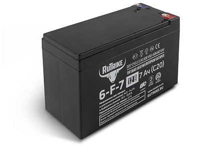 Тяговый гелевый аккумулятор RuTrike 6-F-7 (12V7A/H C20)