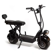 Электросамокат Kugoo C1 Pro с сиденьем с сиденьем