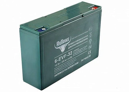 Тяговый гелевый аккумулятор RuTrike 6-EVF-32 (12V32A/H C3)