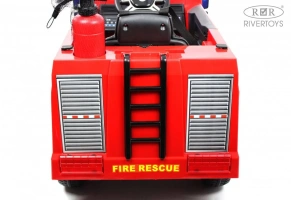 Детский электромобиль Rivertoys A222AA (пожарная)