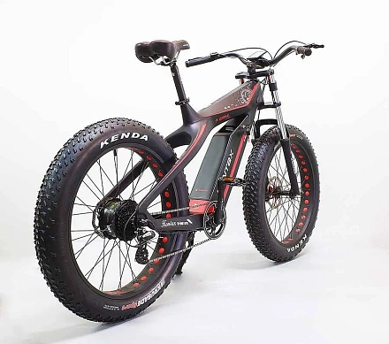 Электровелосипед Green Camel Карбон Kontax (R26FAT 750W Bafang 48V LG 13Ah) carbon, torque, Altus 8скор