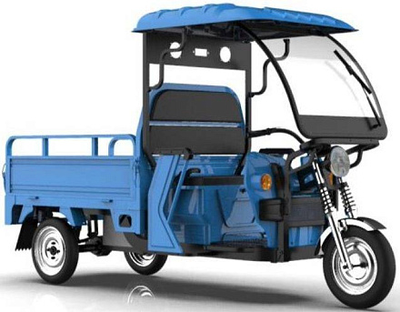 Электротрицикл грузовой Green Camel Тендер 2 (1000W 30км/ч) крыша, понижающая