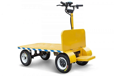 Платформенная тележка электрическая Rutrike ПЛИТА БУКСИР 1500